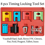LOCKING DEVICE SET | SUITABLE FOR MOST CARS | 8 PCS. (SK3413)
