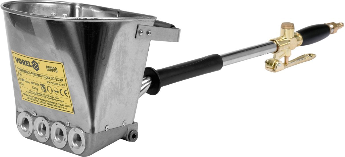 PLASTERING SPRAY GUN | PNEUMATIC | STAINLESS STEEL (09900)