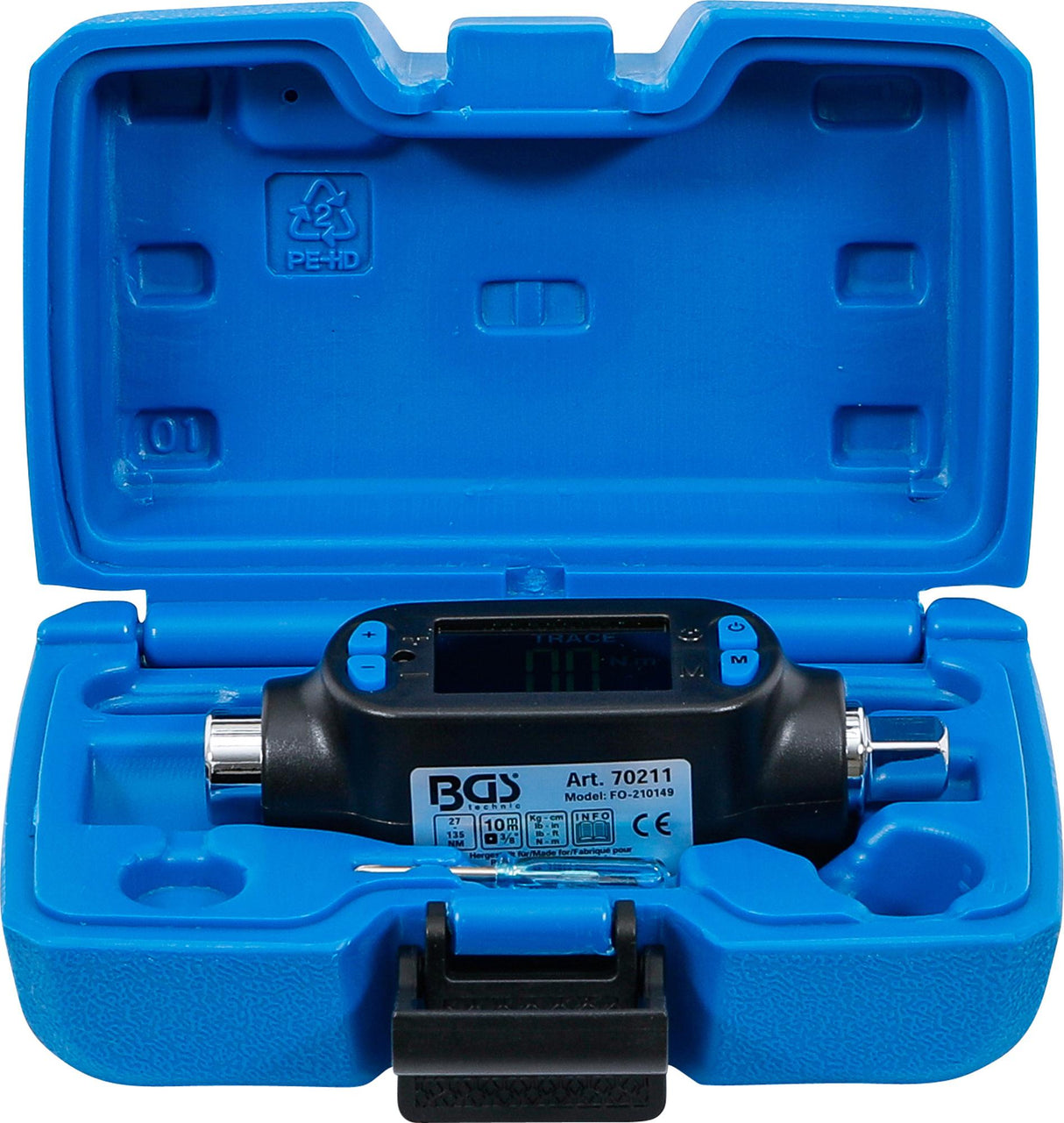 DIGITAL TORQUE ADAPTOR | 10 MM (3/8") | 27 - 135 NM (70211)