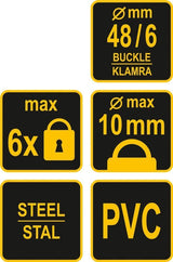 SAFETY LOCK OUT HASP STEEL (77705)