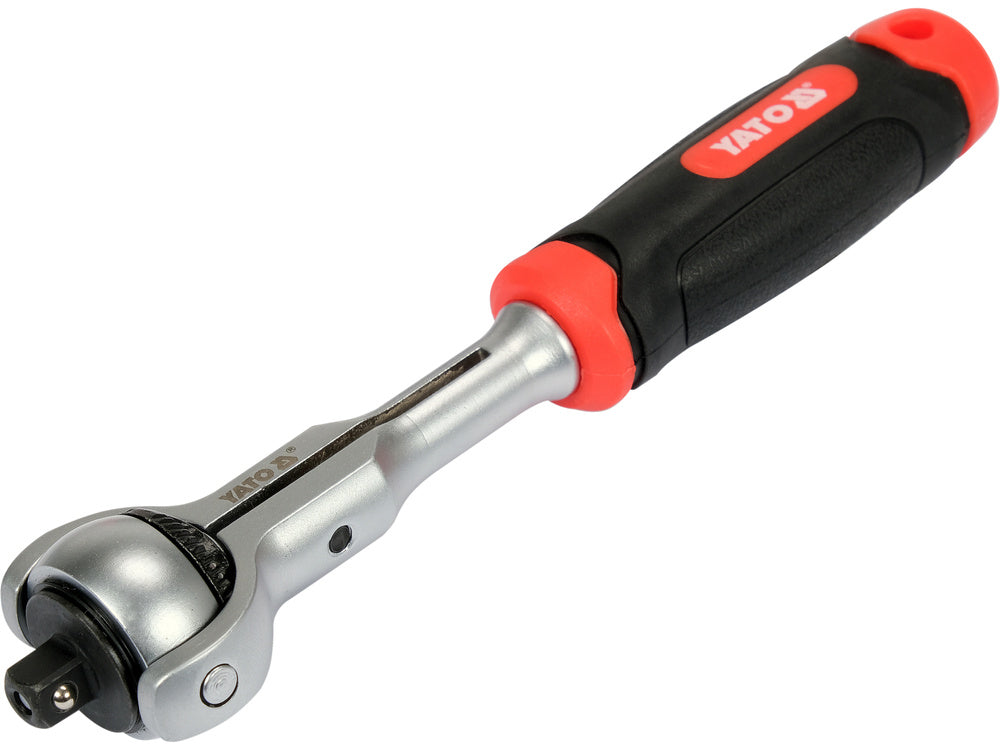 FLEXIBLE RATCHET HANDLE W.ROUND HEAD 1/4 (YT-07200)