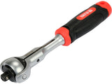 FLEXIBLE RATCHET HANDLE W.ROUND HEAD 1/4 (YT-07200)