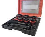 PIPE THREADING SET | PROFI | WITH RATCHET | 6 PCS. (EQ-7516)
