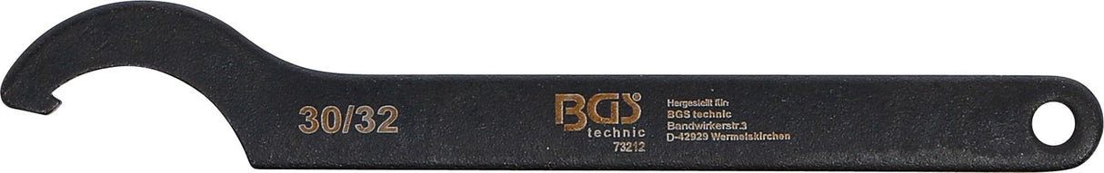 HOOK WRENCH WITH NOSE | 30 - 32 MM (73212)