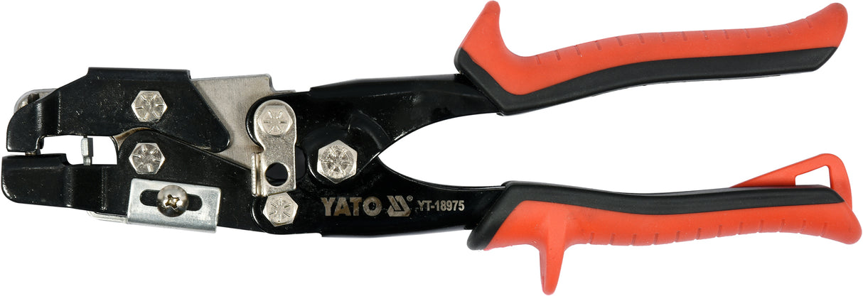 SHEET METAL PLIERS | FOR CUTTING OPENINGS 15 X 3.5 MM | 240 MM (YT-18975)