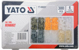 TRIM CLIPS ASSORTMENT RENAULT 300PCS (YT-06651)