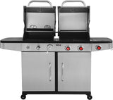 BBQ GRILL OTAKE 2IN1 GAS AND CHARCOAL S/S 8,2KW (YG-20030)