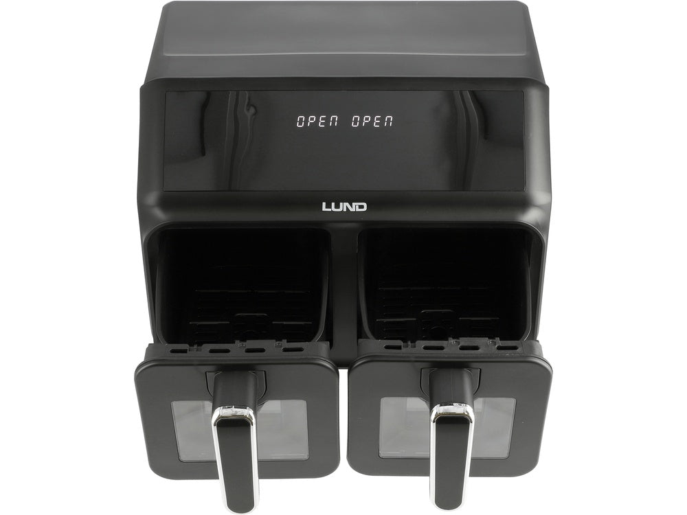 AIR FRYER 2200W 4L+4L BLACK (67563)