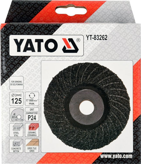 GRINDING DISC UNIVERSAL M14 125MM P24 (YT-83262)