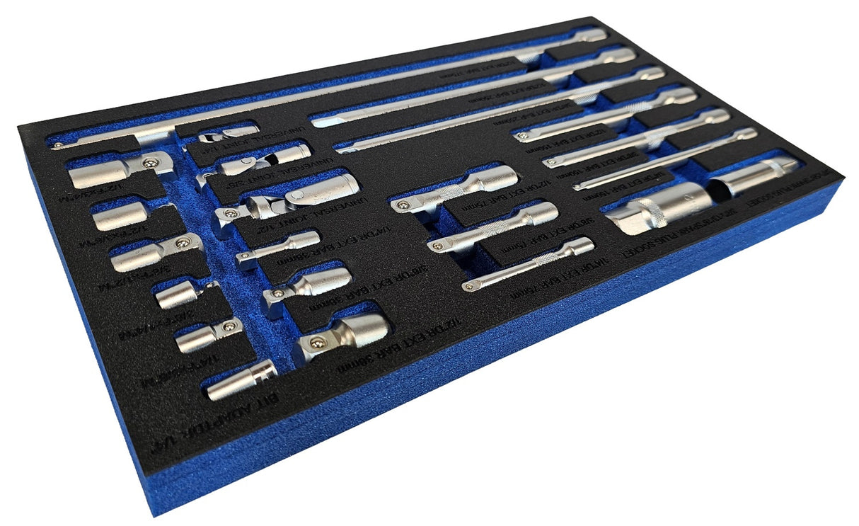 ADAPTER, UNIVERSAL JOINT, EXTENSION BAR SET | 23 PCS. (SK023)
