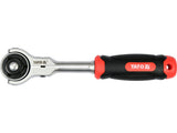 FLEXIBLE RATCHET HANDLE W.ROUND HEAD 3/8 (YT-07201)