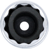 SPARK PLUG SOCKET WITH RUBBER MOUNT, 12-POINT | 12.5 MM (1/2") DRIVE | 16 MM (2385)