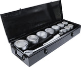 SOCKET SET | 25 MM (1") DRIVE | 36-80 MM | 15 PCS. (15111)