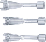 PIPE WRENCH SET, OPEN | 12.5 MM (1/2") DRIVE | 14 - 17 - 19 MM (8450)