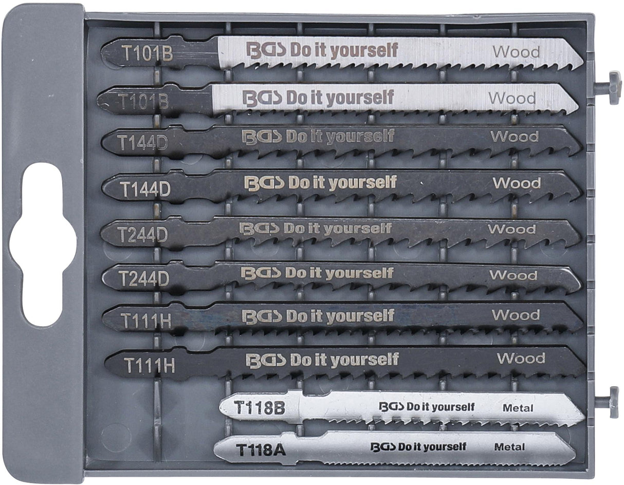 JIGSAW SAW BLADE SET | 10 PCS. (50355)