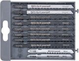 JIGSAW SAW BLADE SET | 10 PCS. (50355)