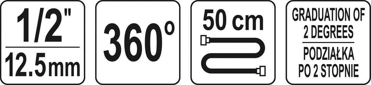 TORQUE ANGLE GAUGE WITH CLAMP (YT-05933)