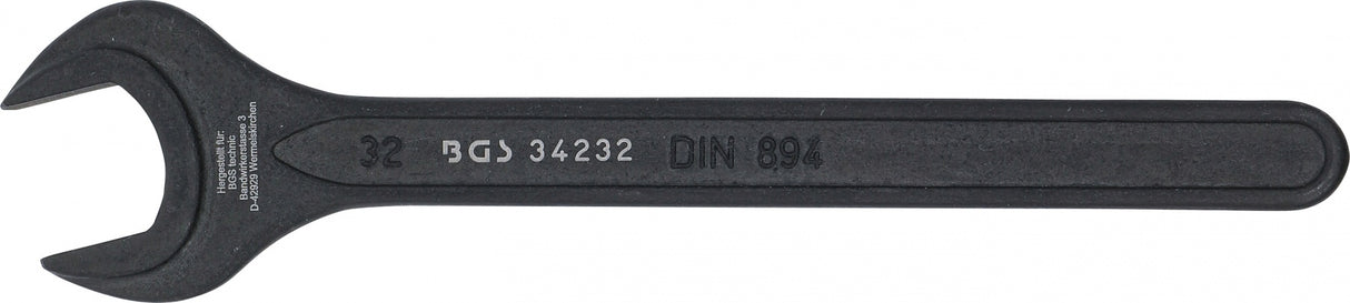 SINGLE OPEN END SPANNER | DIN 894 | 32 MM (34232)