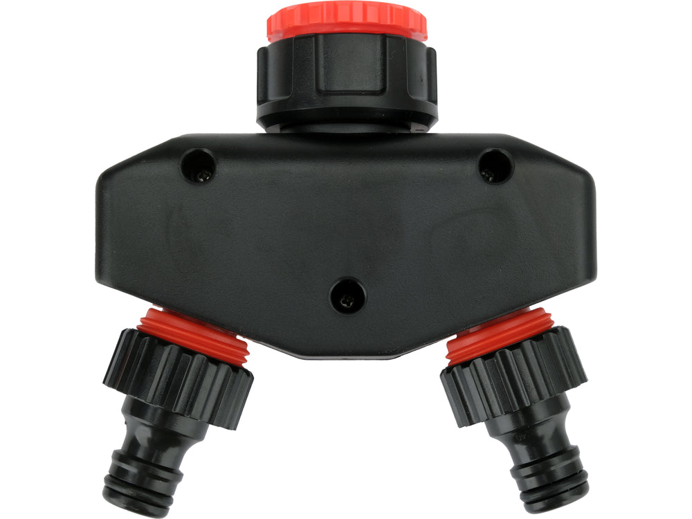 WATER DISTRIBUTOR WITH TAP CONNECTOR 3/4" - 1" | 2 OUTLETS (YT-89100)