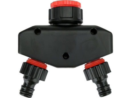WATER DISTRIBUTOR WITH TAP CONNECTOR 3/4" - 1" | 2 OUTLETS (YT-89100)