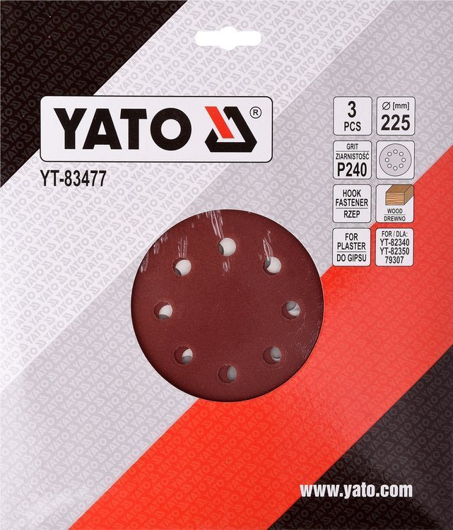 SAND PAPER FOR DRYWALL 225MM P240 (YT-83477)