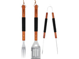 BBQ SET 3PCS, WOODEN HANDLE (99845)