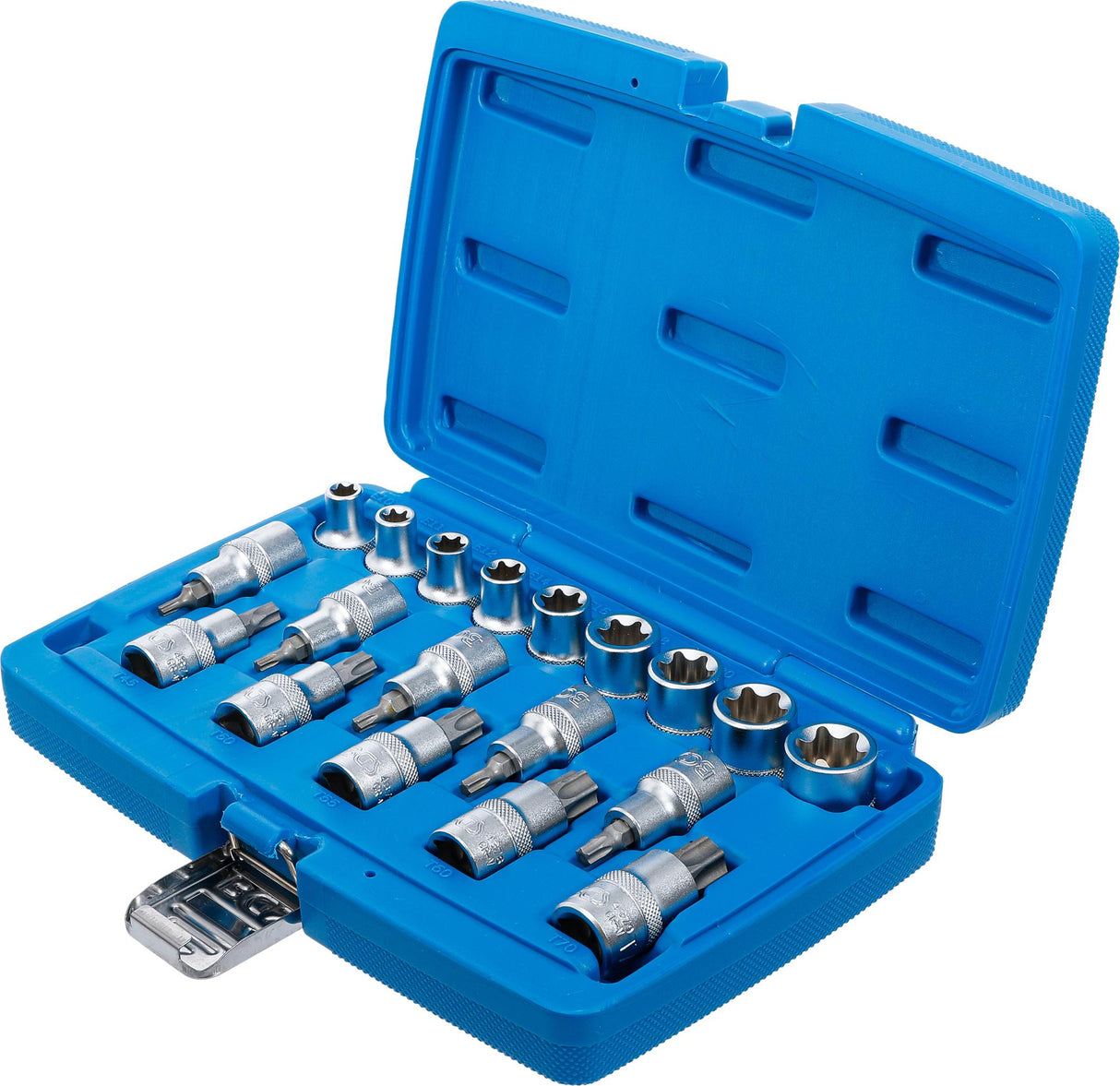 BIT SOCKET / SOCKET SET | 12.5 MM (1/2") DRIVE | E-STAR / T-STAR (FOR TORX) | 19 PCS. (5100)