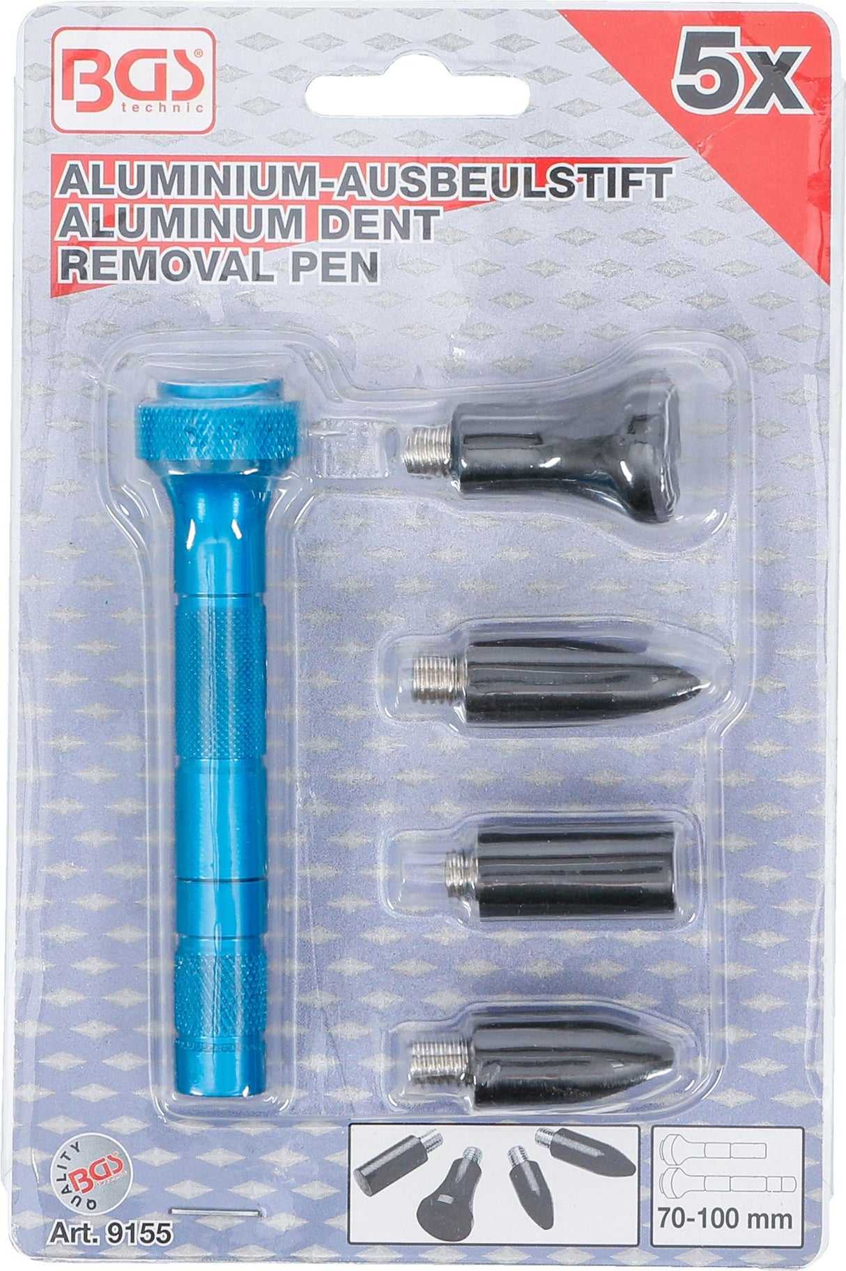 ALUMINIUM DENT REMOVAL PEN WITH REPLACEABLE TIPS | 100 MM (9155)