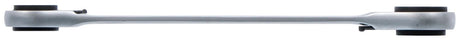 RATCHETING RING SPANNER | DOUBLE-ENDED WITH SWITCH | 4-IN-1 | 12 X 13 - 14 X 15 MM (74720)