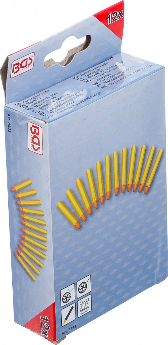 MARKERS | YELLOW | 12 PCS. (8823)