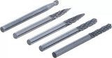 HSS MILLING CUTTER SET, EXTRA SHORT | 5 PCS. (9596)
