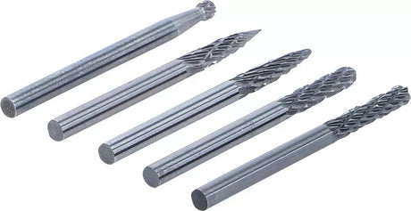 HSS MILLING CUTTER SET, EXTRA SHORT | 5 PCS. (9596)
