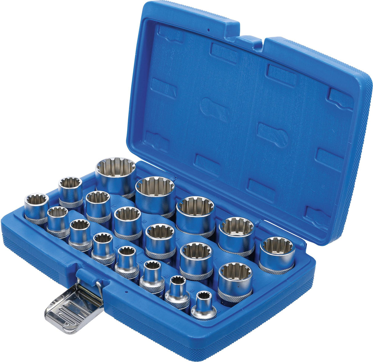 SOCKET SET, GEAR LOCK | 12.5 MM (1/2") DRIVE | 19 PCS. (2152)