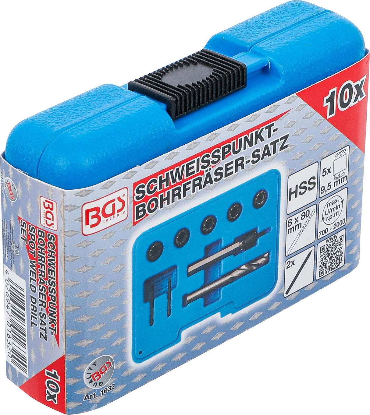 SPOT WELD DRILL SET | 10 PCS. (1632)