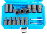 SPECIAL SOCKET SET / SCREW EXTRACTORS | 12.5 MM (1/2") | 8 - 27 MM | 16 PCS. (SK2016185)