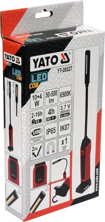 WORKSHOP LAMP COB 500LM, FLEXIBLE ARM (YT-08527)