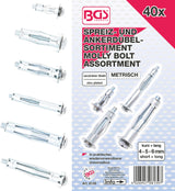 MOLLY BOLT ASSORTMENT | 40 PCS. (8139)