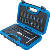 INJECTOR SEALING SURFACES CUTTER SET | 19 PCS. (62607)