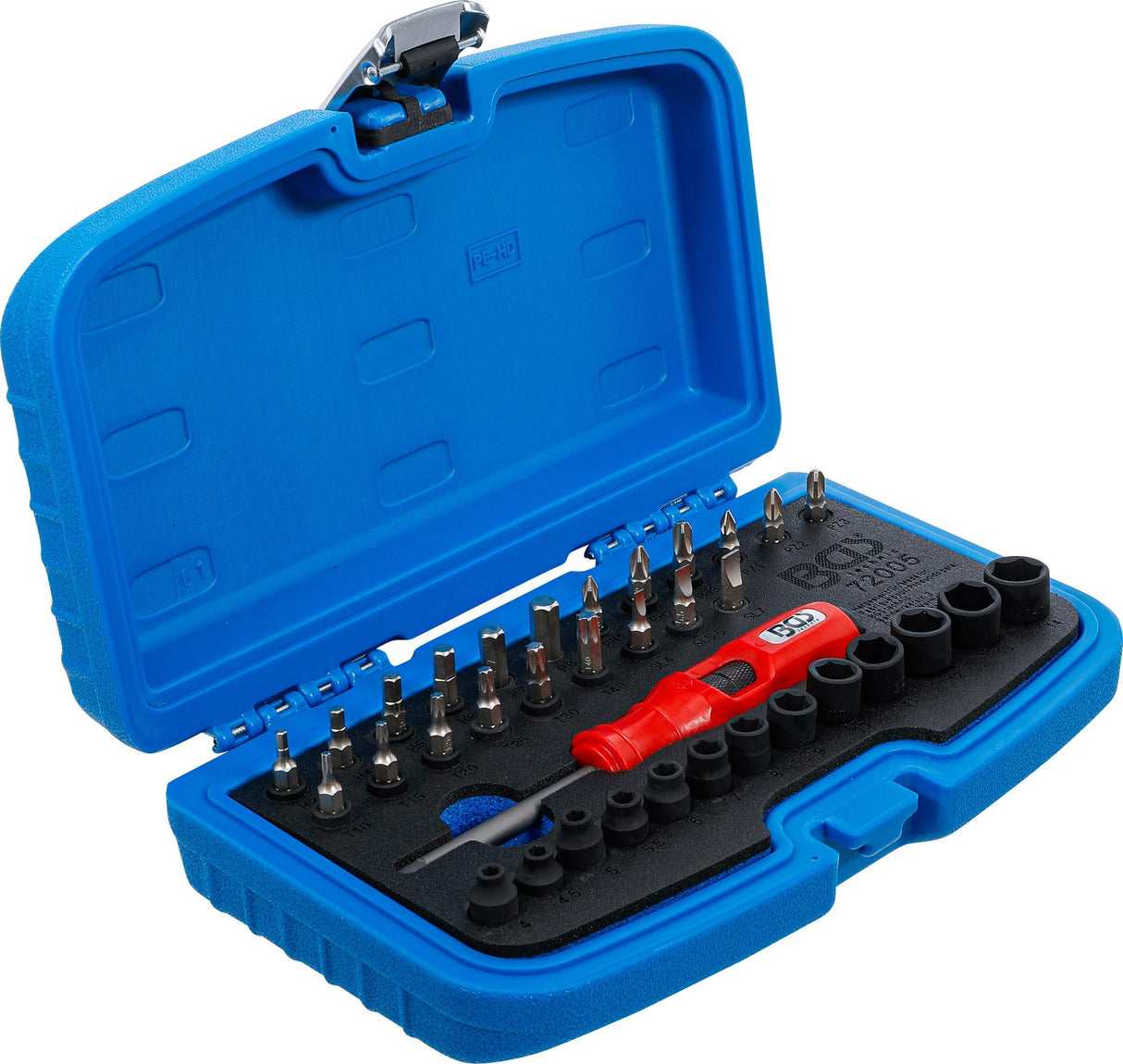 IMPACT SCREWDRIVER SET | 6.3 MM (1/4") | 36 PCS. (72005)