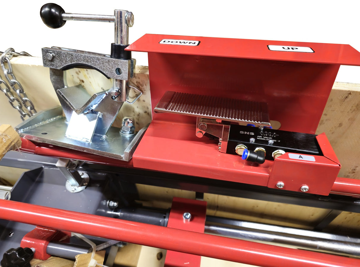 PNEUMATIC STRUT SPRING COMPRESSOR STATION | DOUBLE CYLINDER | WITH SAFETY LOCK | 2000 KG (SP2T)