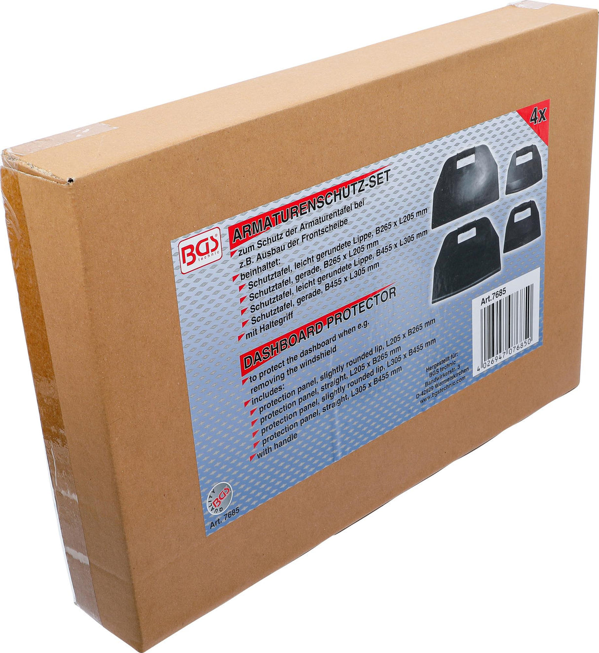 DASHBOARD PROTECTOR | 4 PCS. (7685)