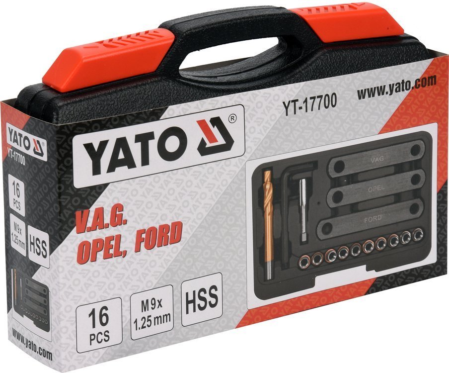 BRAKE THREAD REPAIR KIT M9X1.25 (YT-17700)