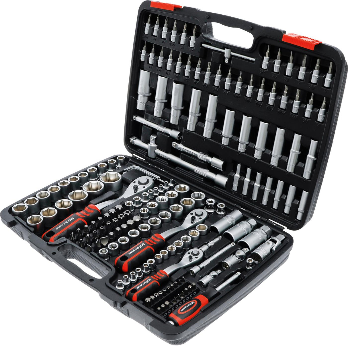 SOCKET SET | 6.3 MM (1/4") / 10 MM (3/8") / 12.5 MM (1/2") DRIVE | 172 PCS. (15219)