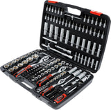 SOCKET SET | 6.3 MM (1/4") / 10 MM (3/8") / 12.5 MM (1/2") DRIVE | 172 PCS. (15219)
