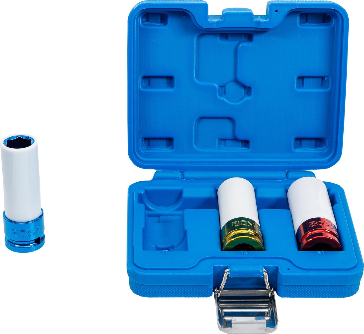 PROTECTIVE IMPACT SOCKET SET | 12.5 MM (1/2") DRIVE | 17 / 19 / 21 MM | 3 PCS. (7200)