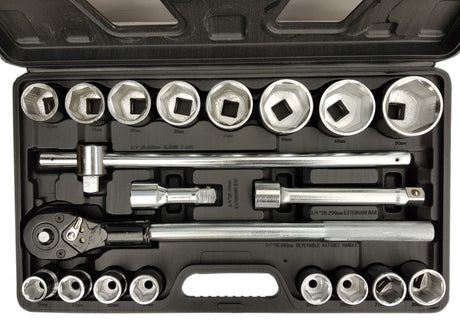 6-POINT SOCKET SET | 20 MM (3/4") | 21 PCS. (SK1383)