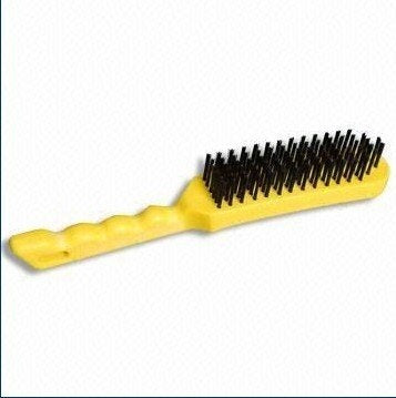 HAND BRUSH WITH PLASTIC HANDLE | 4 ROWS (EN-8164)