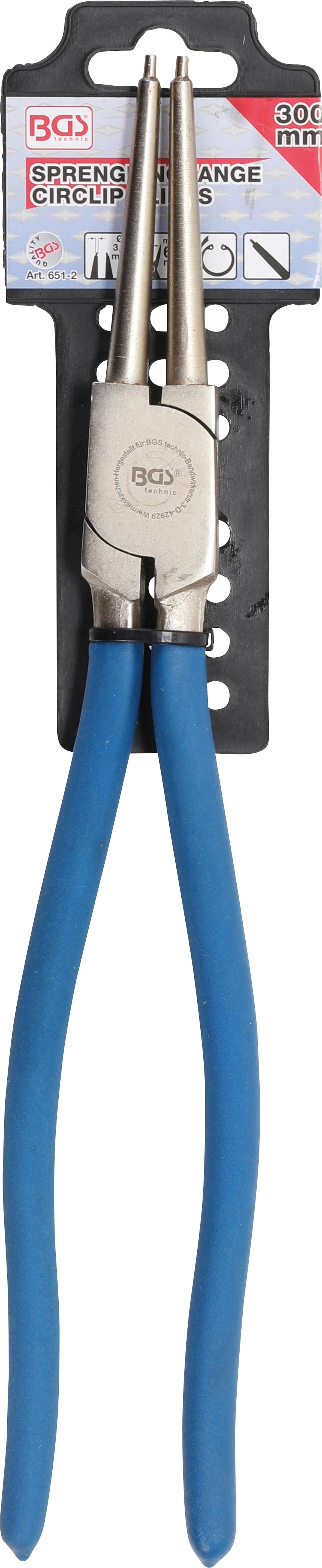 CIRCLIP PLIERS | STRAIGHT | FOR INSIDE CIRCLIPS | 300 MM (651-2)