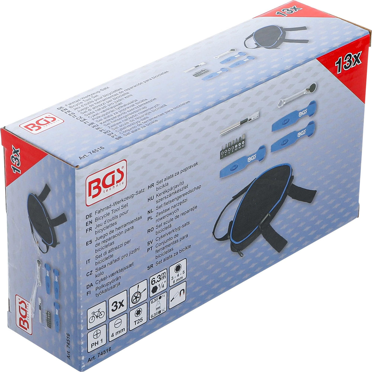 BICYCLE TOOL SET | ON THE ROAD | 13 PCS. (74516)