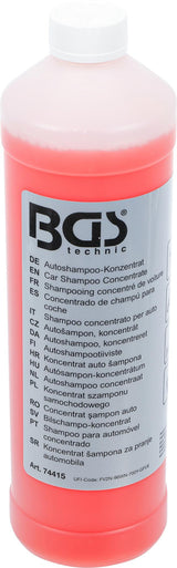 CAR SHAMPOO CONCENTRATE | RED | 1000 ML (74415)